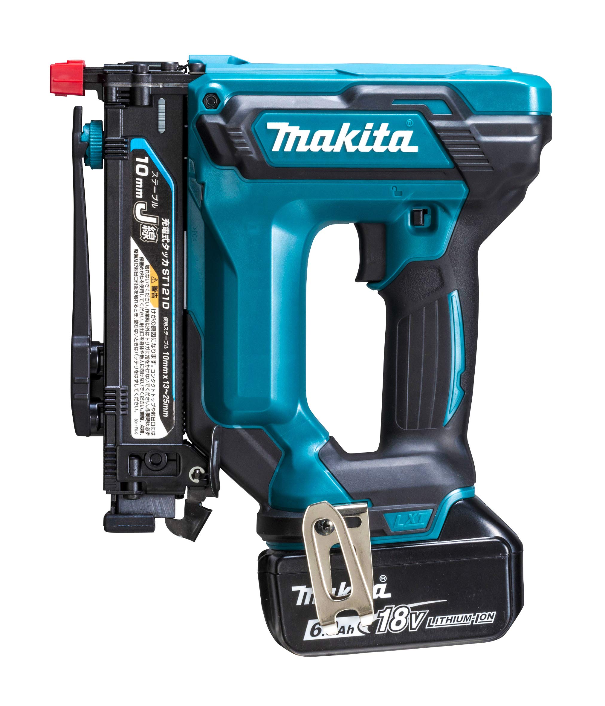 

Makita Rechargeable Tacker 18V6Ah with and case ST121DRG battery, charger,