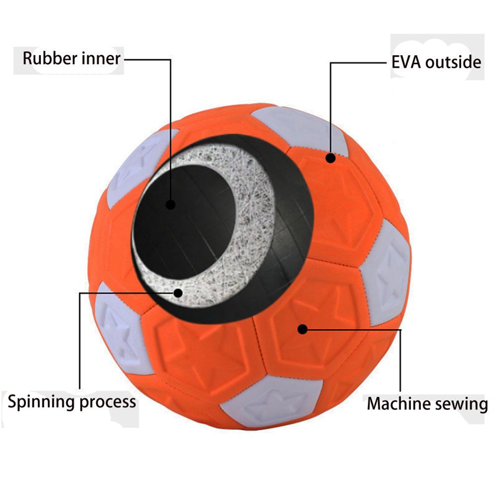 Sport Curve Swerve Football High Visibility Magic Football Toy Rubber Lines Recreational Soccer Balls Gift for Football Training