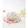 Spring Summer Cute Baby Girls Hat Floral Cotton Bucket Cap Dome Newborn Hats 1-18M