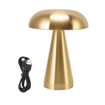 Mushroom Table Lamp Modern Minimalist Industrial Style 3 Color Dimmable Rechargeable Innovative
