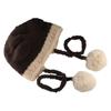 Beanie Hat Cat Ears Beanie Skull Cap Plush Hat Personality Bear Ears Knitted Hat Female/Girls