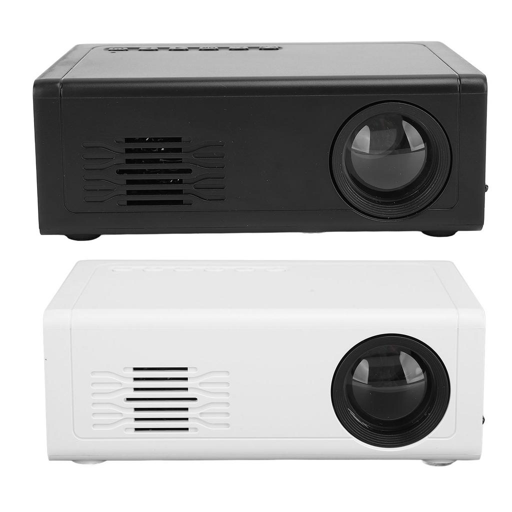Portable Projector 1080P HD USB Movie Video Projector with HD Multimedia Interface Remote Control fo
