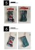 Cangyan Burlap Christmas Stocking and Gift Bag Ornament for Tree Decor