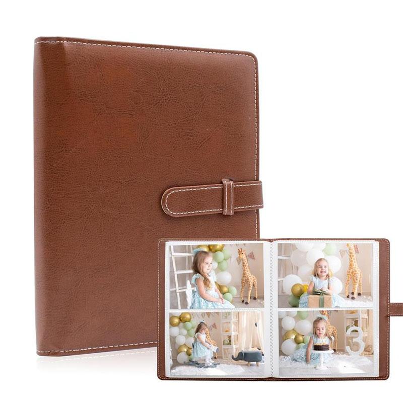6x4 Photo Album – 152 Pockets Vegan Leather Cover Memory Album Book, Suitable for Family Wedding Boys Girls and Babies Storage