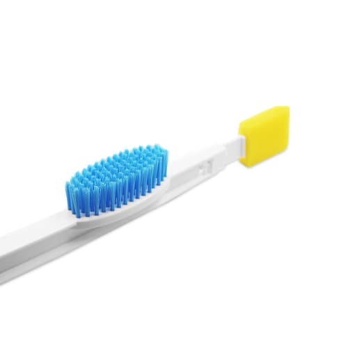 KMINA - Foot Brush, Long Handle Foot Brush and Toe Cleaner for Disabled People, Shower Brush for Between Toes, Long Handle Toe Brush for Seniors, Long