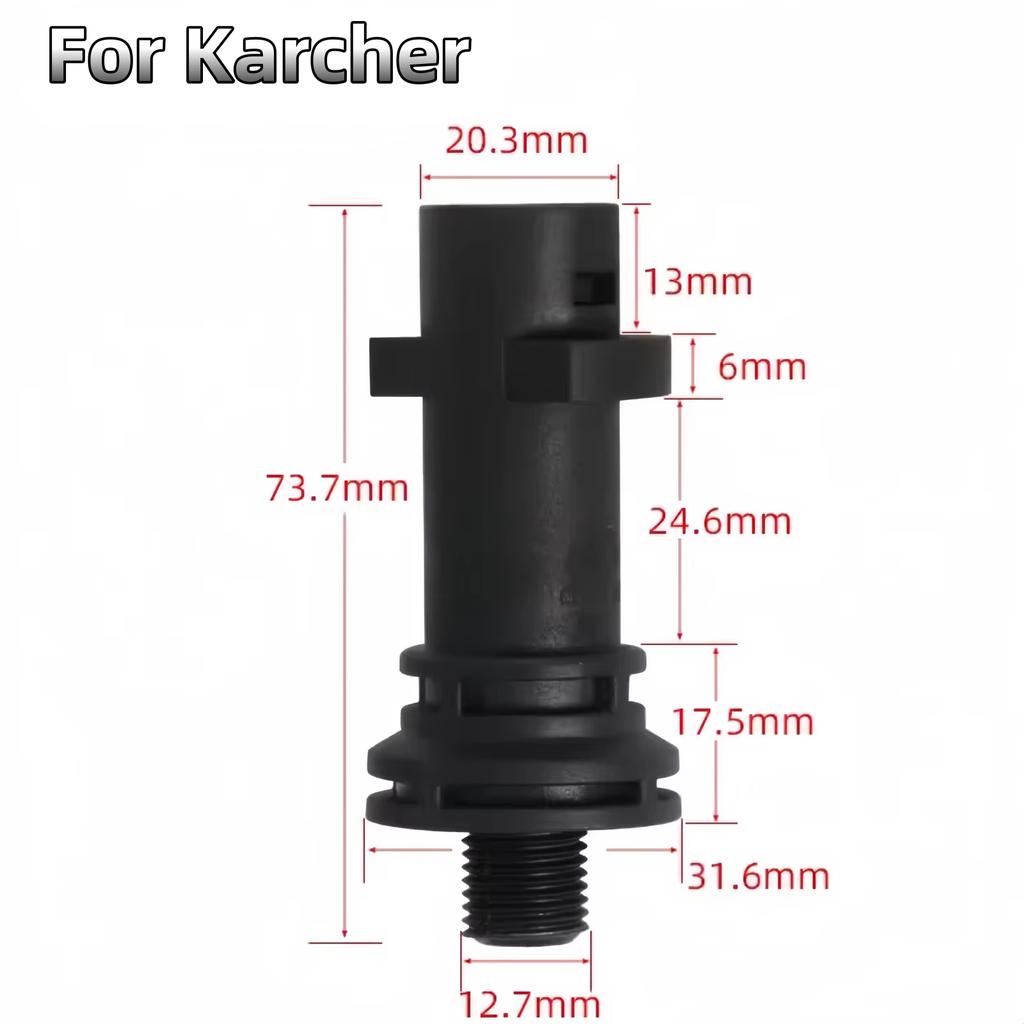 Anlu/Lava/YILI/Karcher/Bosch car washing water gun foam pot adapter high-pressure car washing accessories Different angle nozzle