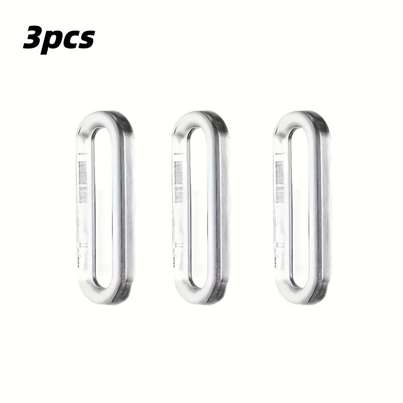 1/3/5pcs Clear Self-Adhesive Recessed Finger Pulls - Modern Minimalist Oval Sliding Door Handles, No-Drill Installation,