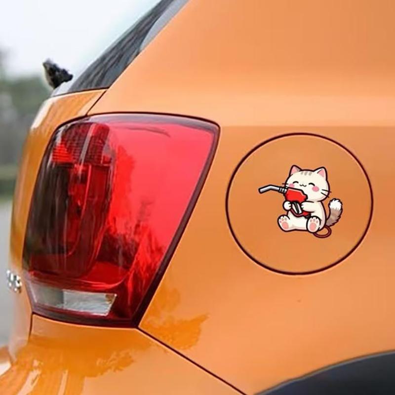 Car Stickers Decal Fuel Gage Empty Stickers Funny Vinyl Car Fuel Tank Cap Sticker