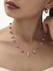 Bohemian Irregular Stone Necklace: Retro, Versatile Clavicle Chain for Women