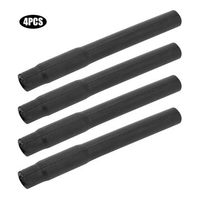 Voedselkwaliteit Rubber Korte Buis Pijp Melkmachine Accessoires Melkbekerset Onderdelen 4 stuks Zwart Kort