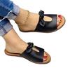 2024 Foreign Trade Women's Shoes New Summer Bow Hollow Sandals Slippers European and American Large Size Sandals Women