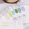 Yy Magnetic False Nail Tip Display Clear Natural Color Card Polish Gel Stand Board Nail Palette Manicure Nail Glue Practice Tool