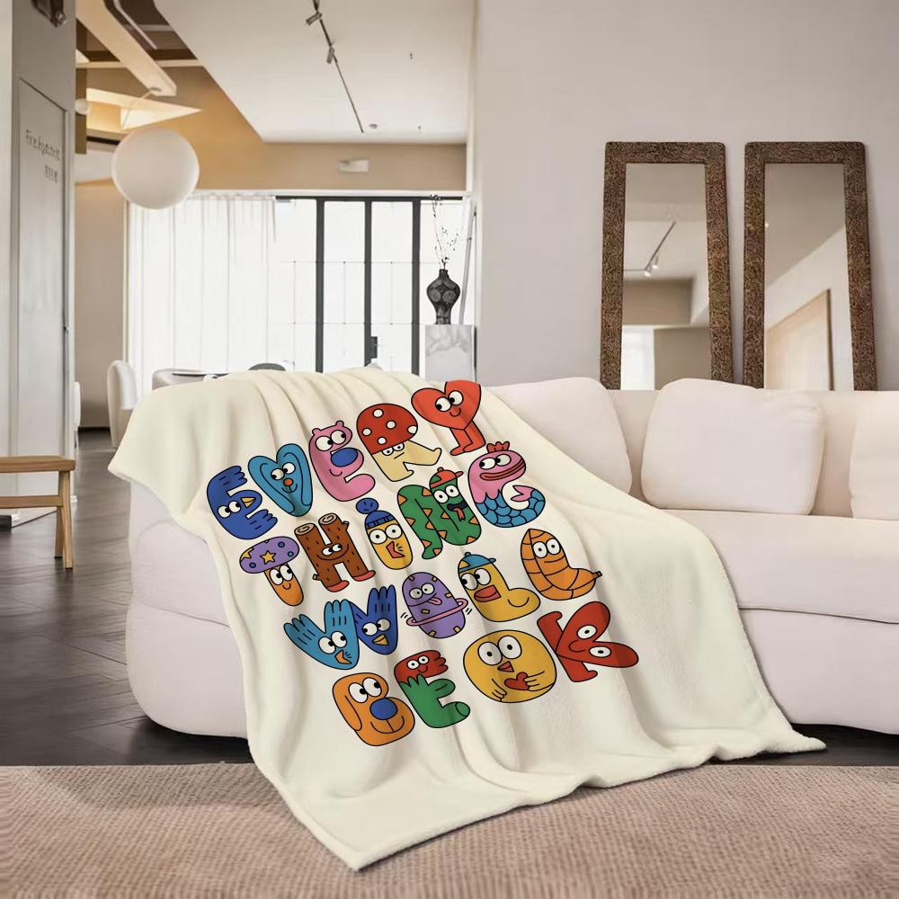 Illustrator N Nina D Dzyvulska Throw Flannel Throw Blanket Suitable for Sofa Living Room Bedroom
