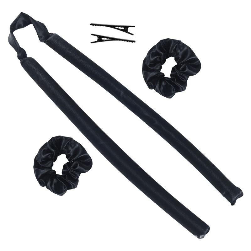 Heatless Flexible Curling Rod Headband No Heat Silk Curls Ribbon Sleeping Soft Headband Lazy Hair Magic Wave Curlers Hair Styling Maker Tools