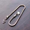 2.5MM Box Chain 925 Sterling Silver Bracelet for Men Women Classic Unisex Jewelry Chain Bracelet 7.5 Inch