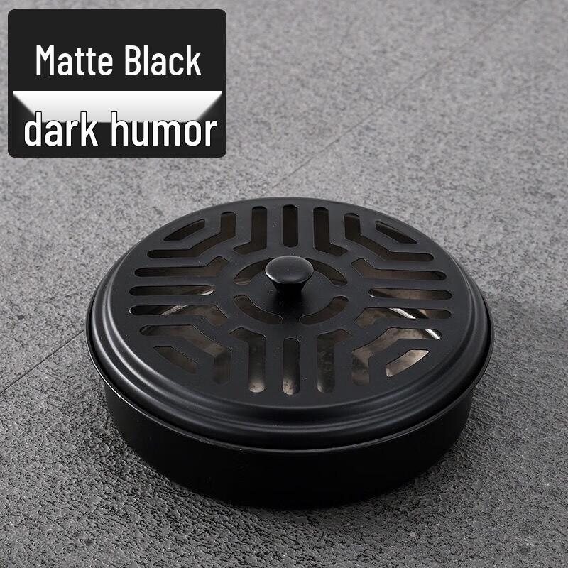 Portable Fireproof Mosquito Coil Holder with Lid