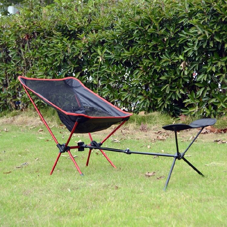 Outdoor BBQ Campingstuhl Fuß-Liegestuhl Fußstütze Tragbarer Hocker Faltbar