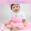 Adorable 22" Reborn Doll With Soft Silicone Vinyl And Handmade Details For Xmas
