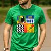 Rio de Janeiro Four Panel Pop Art Cotton T Shirt Brazil Toucan Christ the Redeemer Beach Graphic Unisex Unisex Unisex Streetwear Tee