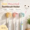 Dustproof Toothbrush Rack Bear Shape Toothbrush Storage Box Toothbrush Holder  Home Storage