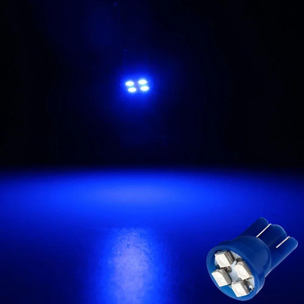 Car Lamp Bulb T10 3528 1210 4SMD Wide Light Reading Lamp Dashboard Light Plate Lamp W5W Motorcycle Equipment Accessories Amagi