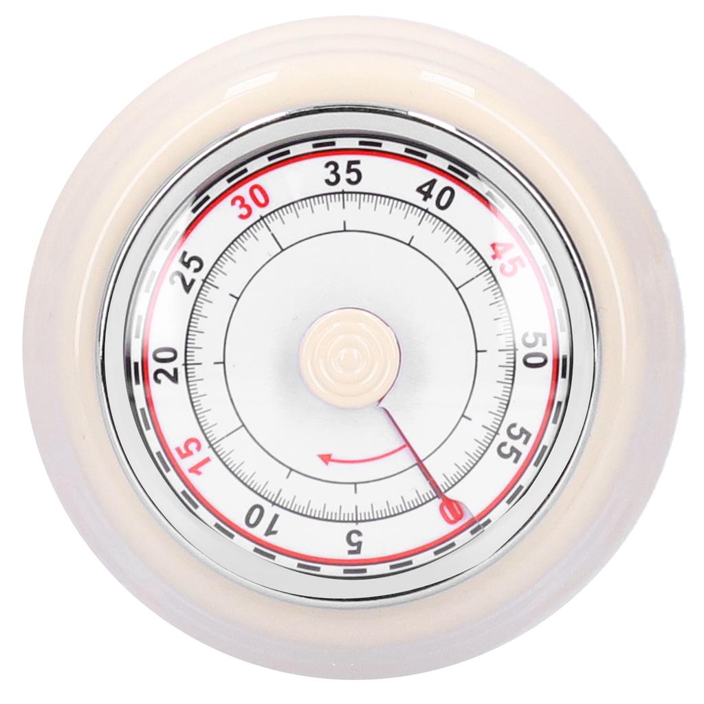 Temporizador de Cozinha Mecânico Relógio de Cozinhar Estudar Redondo Lembrete Estudante Gerenciador de Tempo