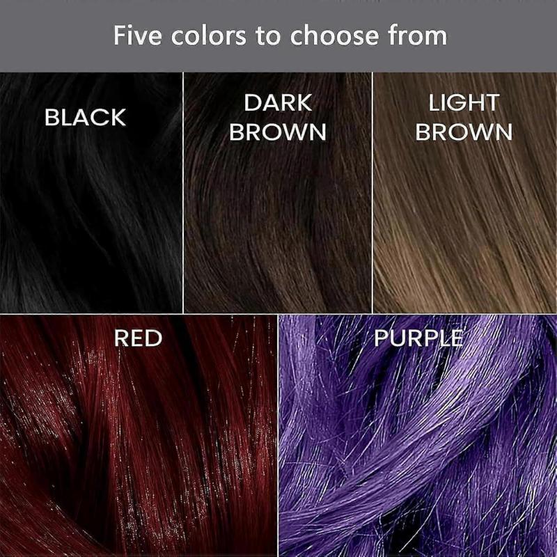 Hair Dye Shampoo, Polar Hair Care 3 In 1 Instant Hair Dye Shampoo, Natural Hair Dye Shampoo for Women Men, Hair Color Shampoo for All Hair Types 200ML