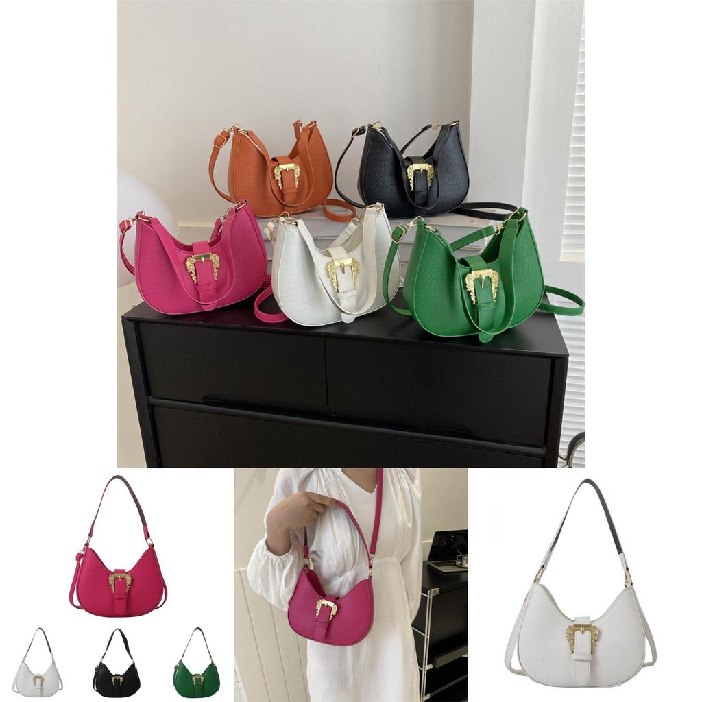 Trendy Pu Material Cross-border New Fashion Shoulder Bag Underarm Bag For Women