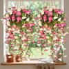 Blooming Flowers Artificial Morning Glory Flowers  DIY Balcony Garden