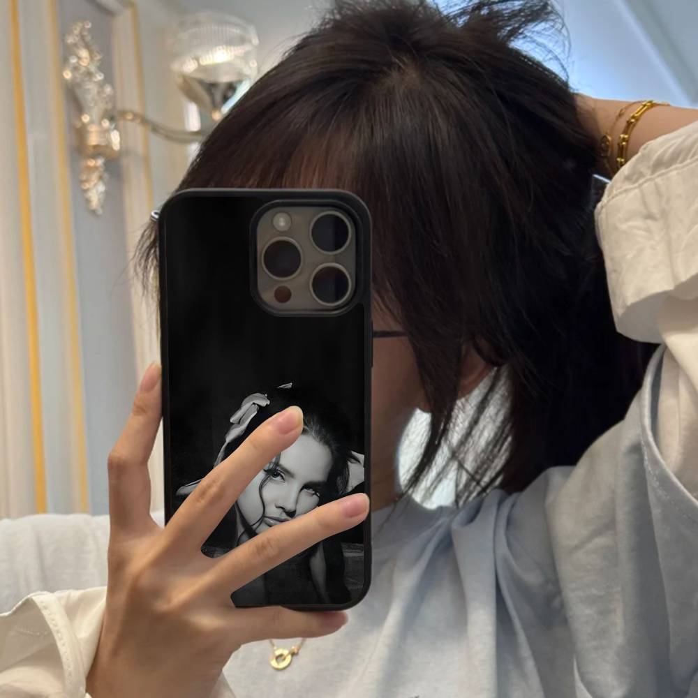 

Лана Дель Рей Певица Черный Жесткий Пластиковый Чехол Для Телефона Для Iphone 17 Air 16 15 14 13 12 11 Pro Max PC TPU iphone 14 plus