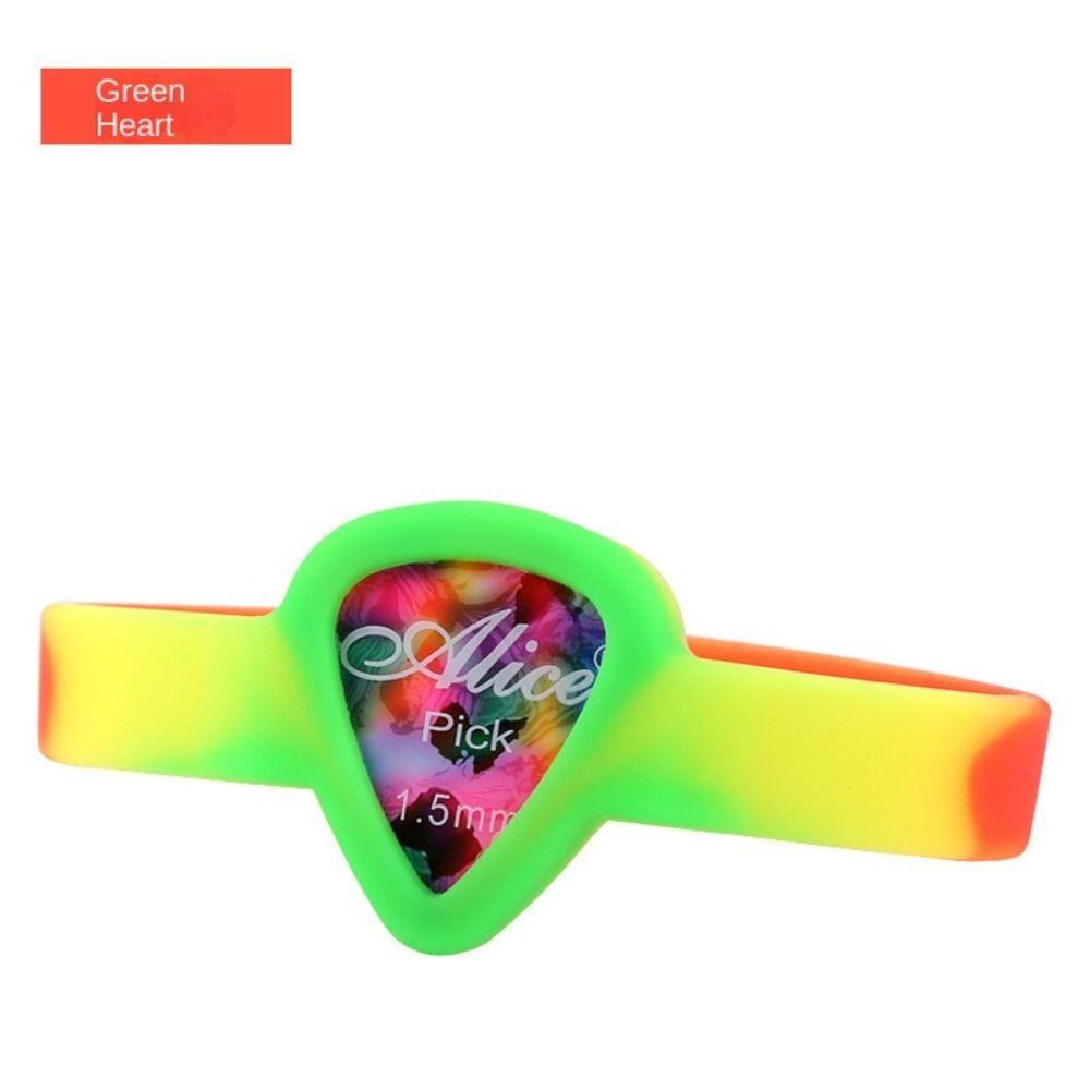 

Stylish Guitar Picks Bracelet Waterproof Guitar Pick Holder Wristband Men 1