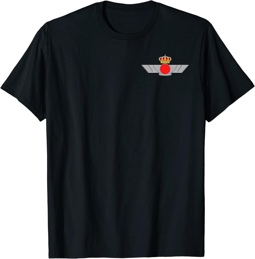 Spanish Air Force Ejército Del Aire Wings Patch Men TShirt Short Sleeve Casual Cotton ONeck Summer Shirt