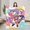 A-Fantastico D-Digitale Anime Circo Accogliente Coperta Super Morbida in Flanella, Divertente Tema Gioco Coperta Calda per Soggiorno, Decorazione Casa