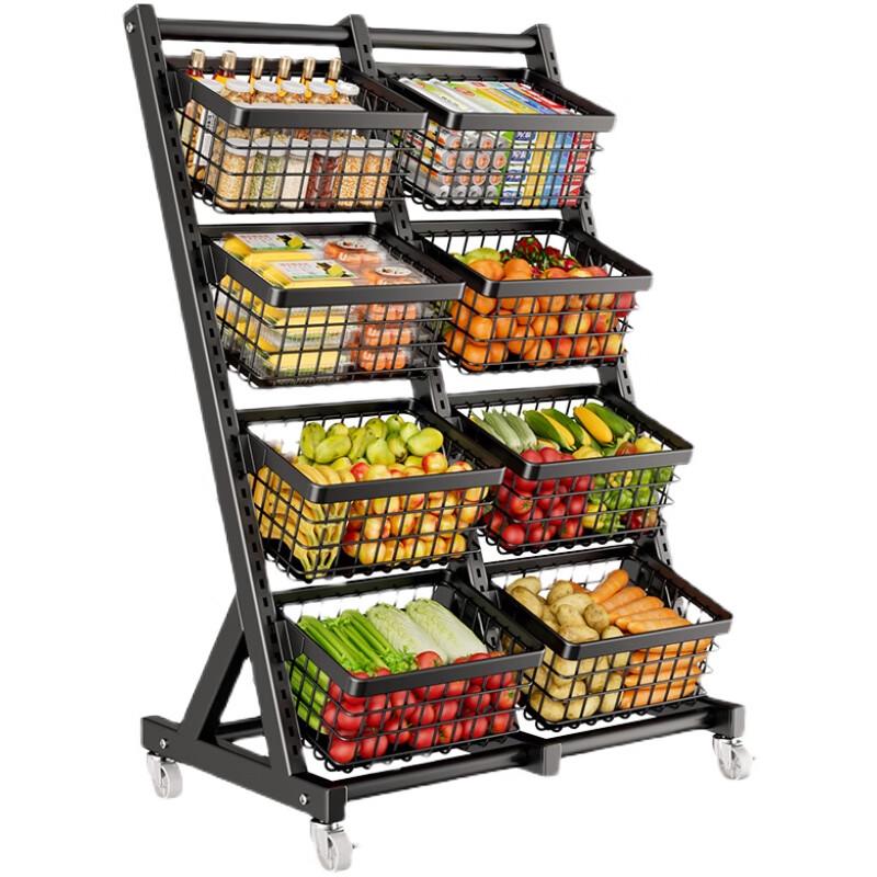 Floor-Standing Multi-Layer Fruit & Vegetable Rack