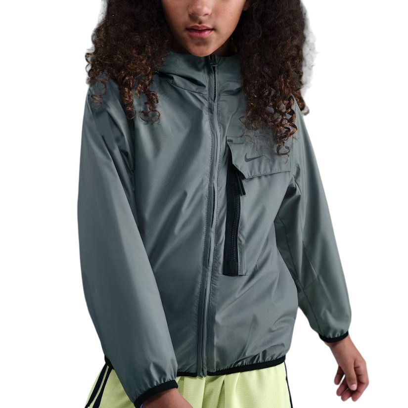 Nike Sportswear City Utility Loose Comfortable Zip Long Sleeve Kids Jackets FZ4905-084