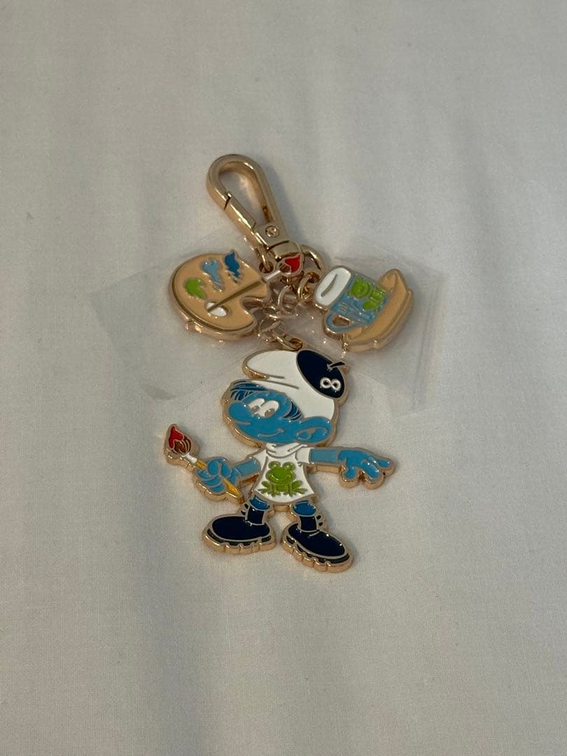 [USED] SEVENTEEN The8 Key Ring SMURFS Isaac Toast