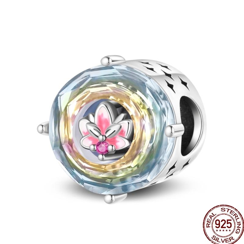 Exquisite Copper Round Hollow Star Element Flower Beaded Beads Suitable For 3Mm Original Bracelet Diy