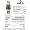 BINBOND Moda Quartzo Feminino Relógio Simples Elegante Vinho Barril Mostrador Ouro Aço Inoxidável Pulseira À Prova D'Água Lazer Negócios Relógios