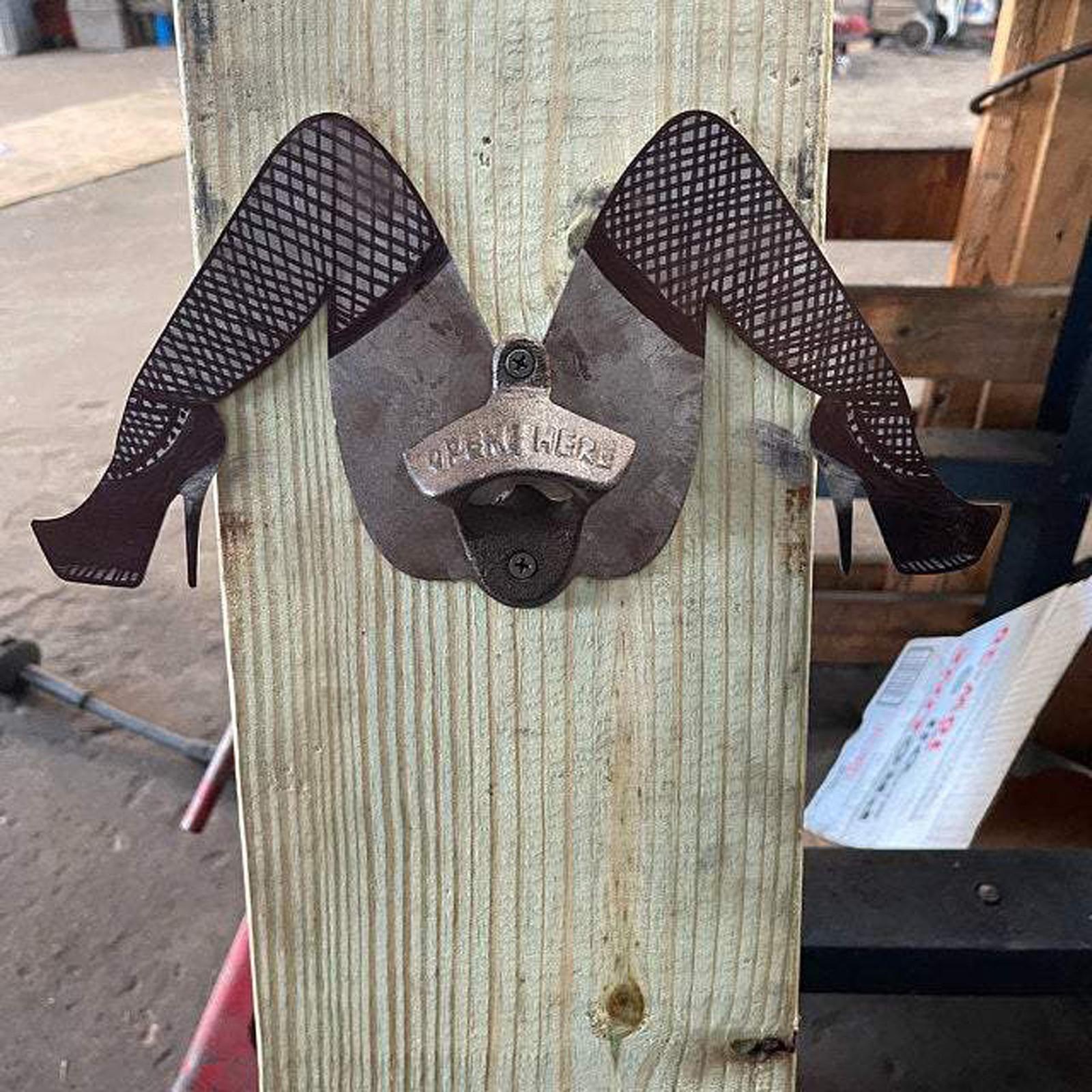 

Смешные ножки ретро штопор штопор, креативный смешной штопор чёрный