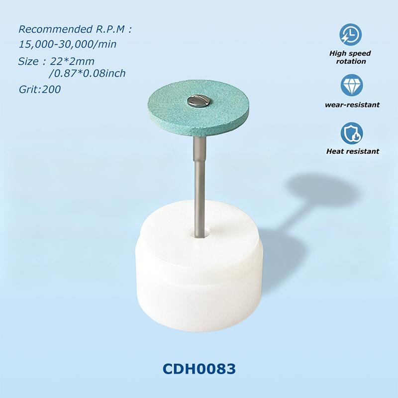 1PCS High Quality Diamond Green Ceramic Diamond Polishing Stone Grinder, 2.35mm Shank Coarse Grit Polishing Head For Finshing