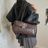 Xeie Thuk Schultertasche Damen PU Achseltasche Täglich Lässig