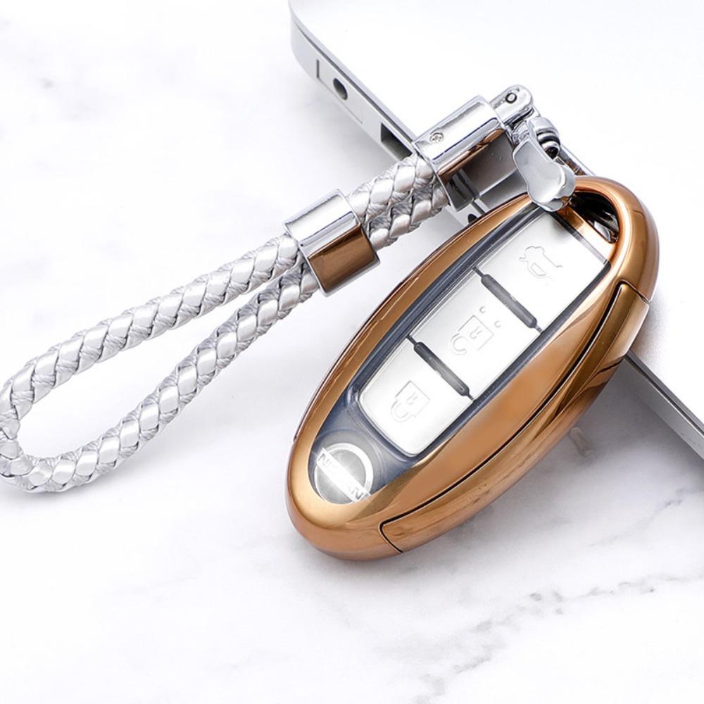 Car Key Case Cover for Nissan X-Trail Qashqai Teana Altima Key Fob Protector Shell Holder