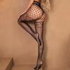 Women European Pantyhose with Hollow Jacquard Pattern Body Stockings Fishnet Tights Sexy Lencerias Calcetines Medias