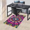 Colorful Mandala Pattern Phone WallpaperOffice Mat Home Decor Office Desk Chair Rugs Chair Carpet for office Chair Mat Gift For Halloween &