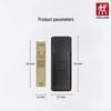 ZWILLING Ultra-Thin Gold-Plated Stainless Steel Nail Clipper with Leather Case