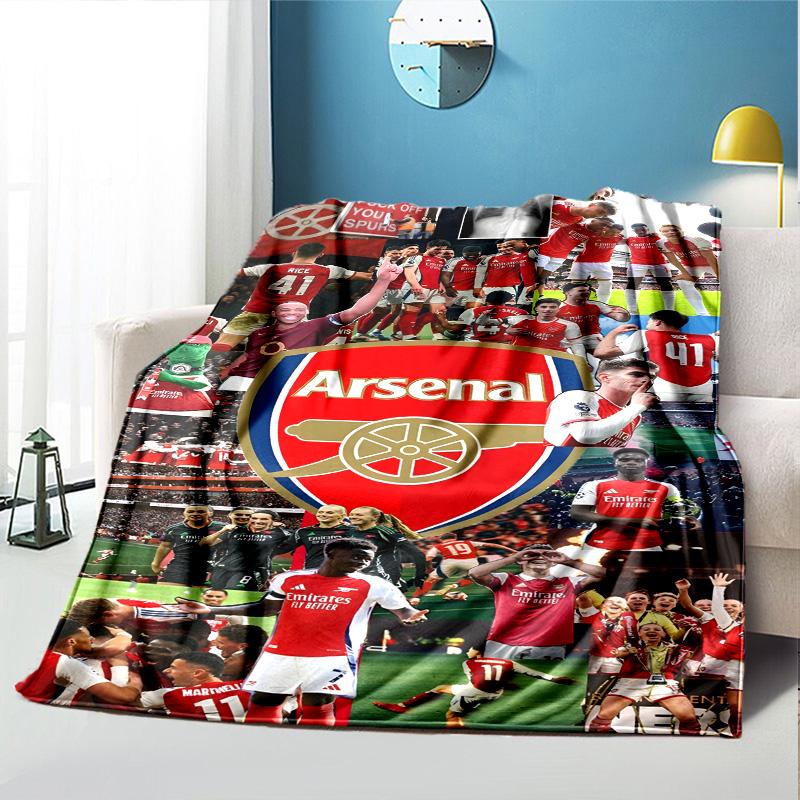 Football team.C Pattern Blanket for Home Decoration, Bed, Sofa, Car Travel, Camping, Suitable for All Seasons, Birthday Christmas Gift