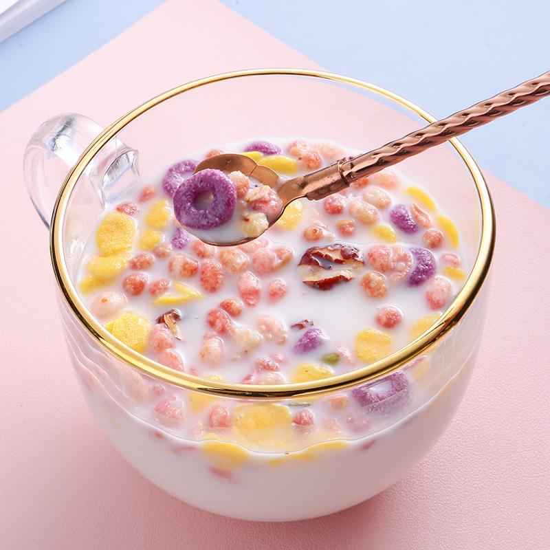 5pcs 10pcs Stainless Seel Flower Straw Spoon Summer Milk Tea Stirring Yerba Mate Straws Reusable Drinking Kitchen Supplies