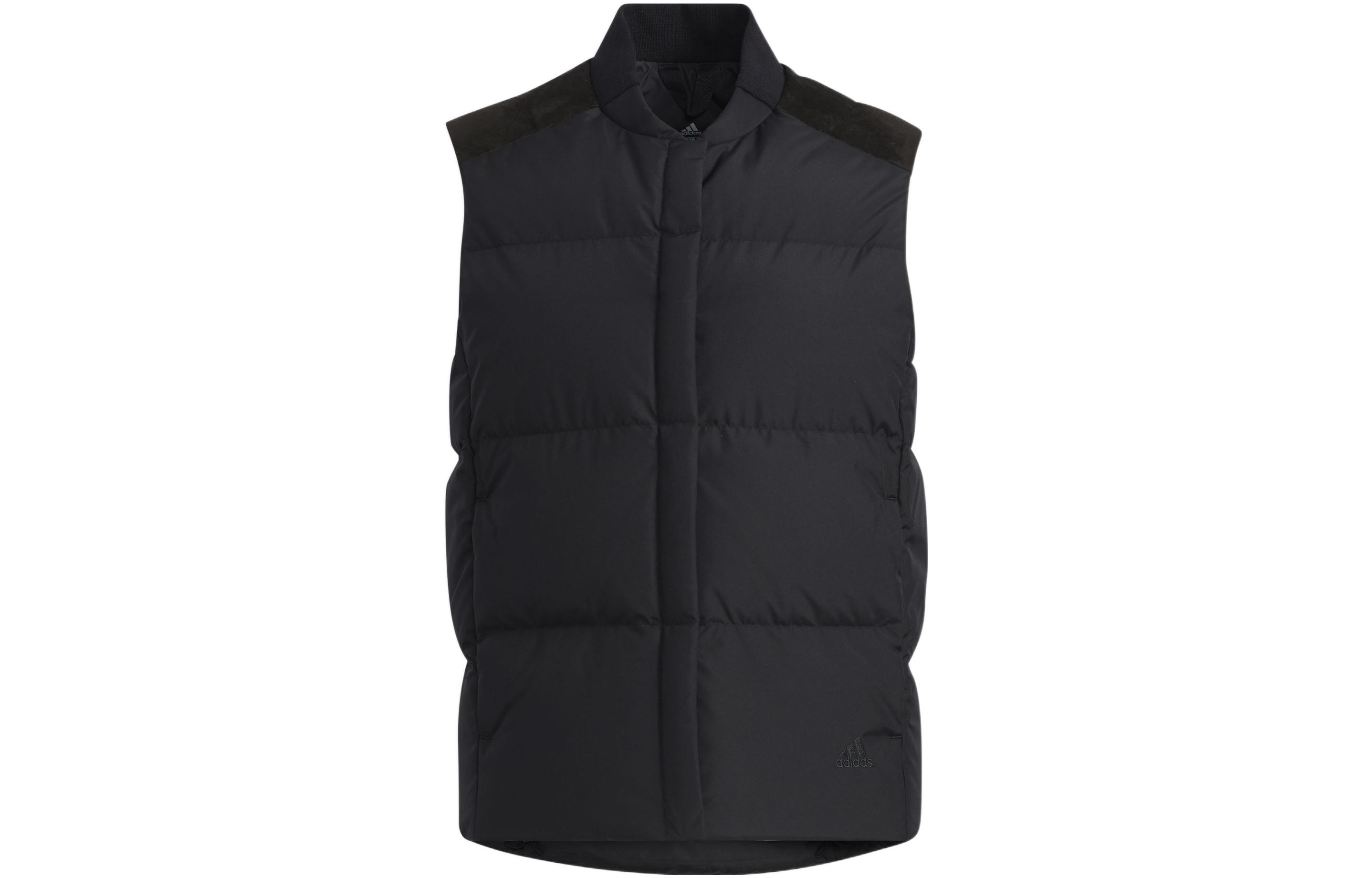 Adidas Vests Women s Black Crew Neck Moderate Other H23077 L