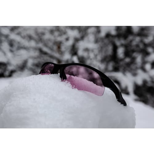 Smith & Wesson M&P Harrier Half-Frame Interchangeable Shooting Glasses with Impact-Resistant and Anti-Fog Lenses for Shooting, Outdoor Use