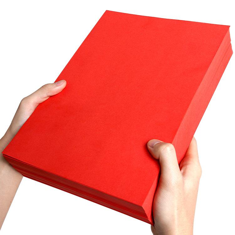 Leuchtend rotes A4/A5 70g Druckpapier für Büro und Basteln